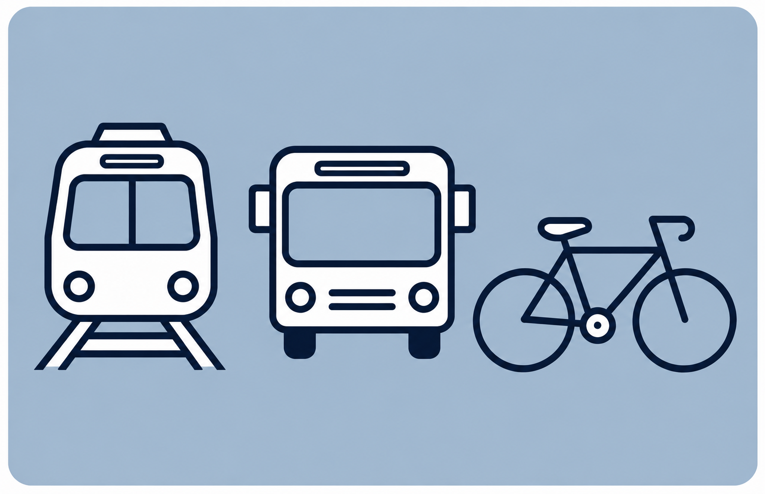 Anreise mit öffentlichen Verkehrsmitteln/Fahrrad